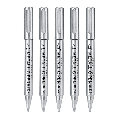 Gold-colored gravestone pen for restoring faded engravings